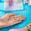 144G 12 Colors Transparent Spray Painted Glass Beads EGLA-TA0013-13-8