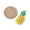 Seed Beads Beaded Charms PALLOY-MZ00338-2