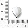 Brass Flower Heart Links KK-K400-49P-03-3