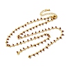 Brass Cable Chain Necklace Making KK-K337-12G-06-1