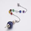 Natural Lapis Lazuli Sphere Dowsing Pendulums MAK-P009-E04-2