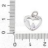 Brass Micro Pave Cubic Zirconia Pendants KK-P339-06P-3