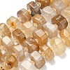 Natural Yellow Hematoid Quartz Beads Strands G-L642-H13-7x14mm-2