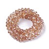 Electroplate Glass Beads Strands GLAA-K027-HR-C11-A-2