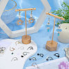24Pcs 6 Colors 304 Stainless Steel Stud Earring Findings STAS-SC0009-55-3