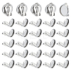 60Pcs 316 Stainless Steel Clip-on Earring Findings STAS-ME0001-61-1