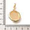 Brass Micro Pave Cubic Zirconia Pendents KK-R212-03G-04-3