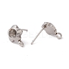 Non-Tarnish 304 Stainless Steel Stud Earring Findings LS-STAS-P308-04P-2