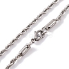 304 Stainless Steel Enamel Necklaces NJEW-Q338-02P-4
