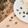 24Pcs 6 Colors Alloy Puppy Beads FIND-DR0001-21-4