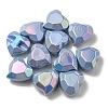 UV Plating Rainbow Iridescent Acrylic Beads OACR-P010-03E-1
