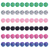 AHADERMAKERS 60pcs 6 colors Resin Rhinestone Beads RESI-GA0001-26-1