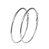 Stylish LED Hoop Earrings for Women - Non-Pierced Clip-On Design LS-ST7736066-1