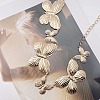 Alloy Butterfly Link Chain Waist Belly Chains for Women FS-WG8F5E3-02-2