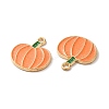 Light Gold Plated Alloy Enamel Pendants LS-X-ENAM-L040-001LG-2