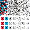 250Pcs 3 Colors UV Plating ABS Plastic Beads CCB-PH0001-27-1