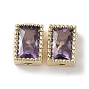 Brass with Cubic Zirconia Beads KK-G491-35G-01-1