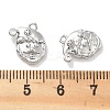 Brass Micro Pave Cubic Zirconia Pendants KK-M102-11P-3
