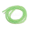Baking Paint Transparent Glass Beads Strands DGLA-A034-J2mm-B09-3