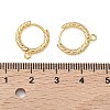 SHEGRACE Brass Hoop Earrings Findings XGR0152G-90G-3