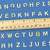 104Pcs 26 Styles Letter A~Z 304 Stainless Steel Alphabet Letter Charms STAS-FS0001-66-5