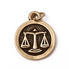 Brass Pendants KK-I668-01AB-12-1