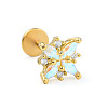 Stainless Steel Micro Pave Clear Cubic Zirconia Cartilage Earrings for Women Men WG39C06-05-1