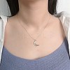 925 Sterling Silver Pendant Necklaces NJEW-BB50554-3
