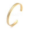 Boy Girl Stainless Steel Open Cuff Bangles for Women LS-BJEW-G708-01C-G-1