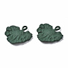 Spray Painted Alloy Pendants PALLOY-T077-118B-RS-3