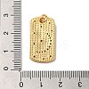 Rack Plating Brass Micro Pave Cubic Zirconia Pendants KK-K377-39G-3