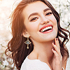 4 Set 4 Style Alloy Dangle Earrings & Stud Earrings EJEW-AN0004-88-4