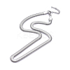 304 Stainless Steel Herringbone Chains Necklaces X-NJEW-G340-03P-2