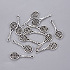 Tibetan Style Alloy Tennis Racket Pendants TIBEP-1020-AS-LF-1