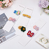 Paper Hair Clip Display Cards CDIS-WH0020-13-5