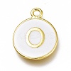 Brass Enamel Pendants KK-H103-01O-G-1