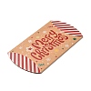 Christmas Theme Cardboard Candy Pillow Boxes CON-G017-02K-4