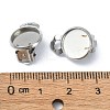 Tarnish Resistant 304 Stainless Steel Clip-on Earring Findings STAS-Q318-07P-3