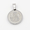 Non-Tarnish Fashionable 304 Stainless Steel Pendants STAS-J003A-01-1