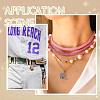 16Pcs 8 Styles Alloy Enamel Pendants ENAM-TA0001-79-9