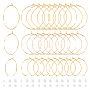 30Pcs 3 Style Brass Wine Glass Charms Rings KK-PH0002-72-1