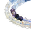 Natural Fluorite Beads Strands G-P457-A02-19-2