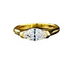 Alloy with Clear Cubic Zirconia Finger Rings FS-WGD7F1A-04-4