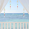 AHADEMAKER 4Pcs Sun Catcher Pendant Decorations HJEW-GA0001-20-6