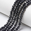 Opaque Solid Color Imitation Jade Glass Beads Strands EGLA-A044-P3mm-D18-1