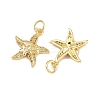 Brass Micro Pave Cubic Zirconia Pendants KK-C114-27B-G-2