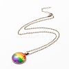 Rainbow Pride Necklace NJEW-F290-01I-2