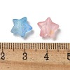 Gradient Color Transparent Acrylic Beads X-OACR-M023-04B-3