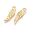 Tibetan Style Alloy Wing Charms TIBEP-3344-G-RS-2