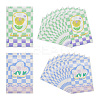 20Pcs 2 Colors Rectangle PET Resealable Packaging Bags ABAG-TA0001-33B-2
